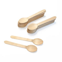 Lesena žlica 10 cm – pogled 2