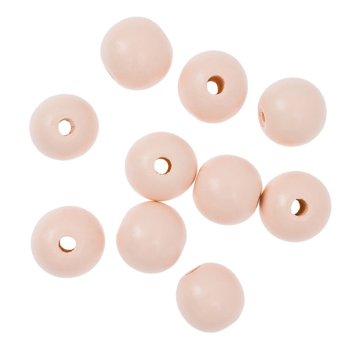 Lesene kroglice 2,5 cm - paket 10 kosov | Različne barve | Različne barve – pogled 3