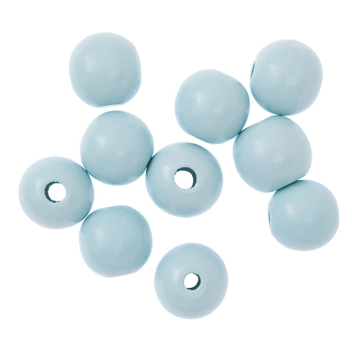 Lesene kroglice 2,5 cm - paket 10 kosov | Različne barve | Različne barve – pogled 4