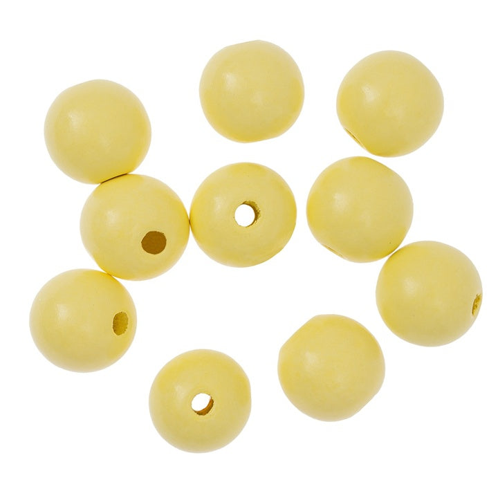 Lesene kroglice 2,5 cm - paket 10 kosov | Različne barve | Različne barve – pogled 6