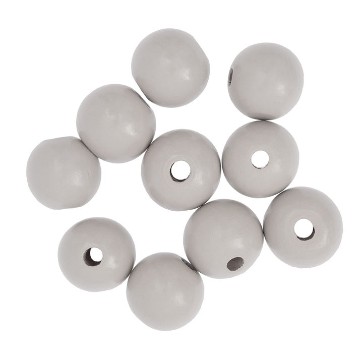 Lesene kroglice 2,5 cm - paket 10 kosov | Različne barve | Različne barve – pogled 7