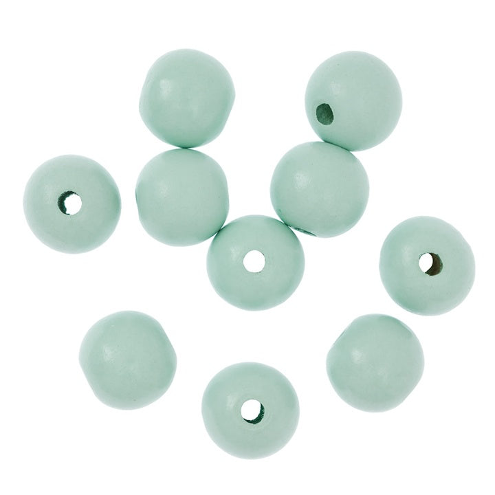 Lesene kroglice 2,5 cm - paket 10 kosov | Različne barve | Različne barve – pogled 8
