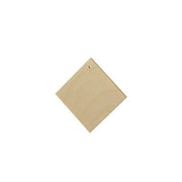 Leseni izdelki za izdelavo nakita - kvadrat 2 cm