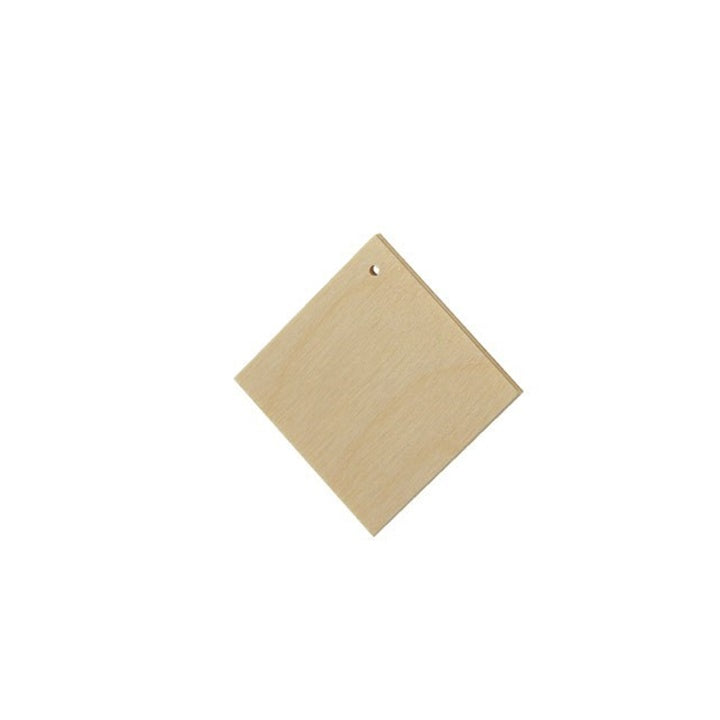Leseni izdelki za izdelavo nakita - kvadrat 3 cm