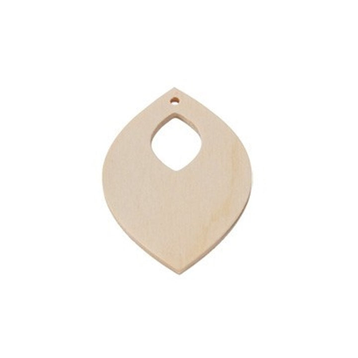 Leseni izdelki za izdelavo nakita - list 5.5 cm