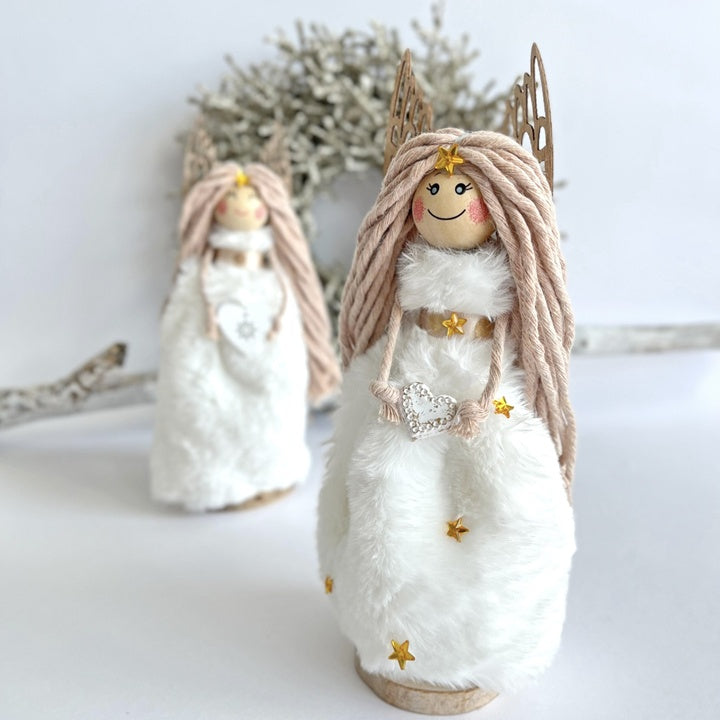 Leseni obrazi iz biserov, 3 cm / 8 kosov – pogled 2