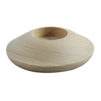 Leseni podstavek za svečko Pentart - disk 3, 10x3 cm