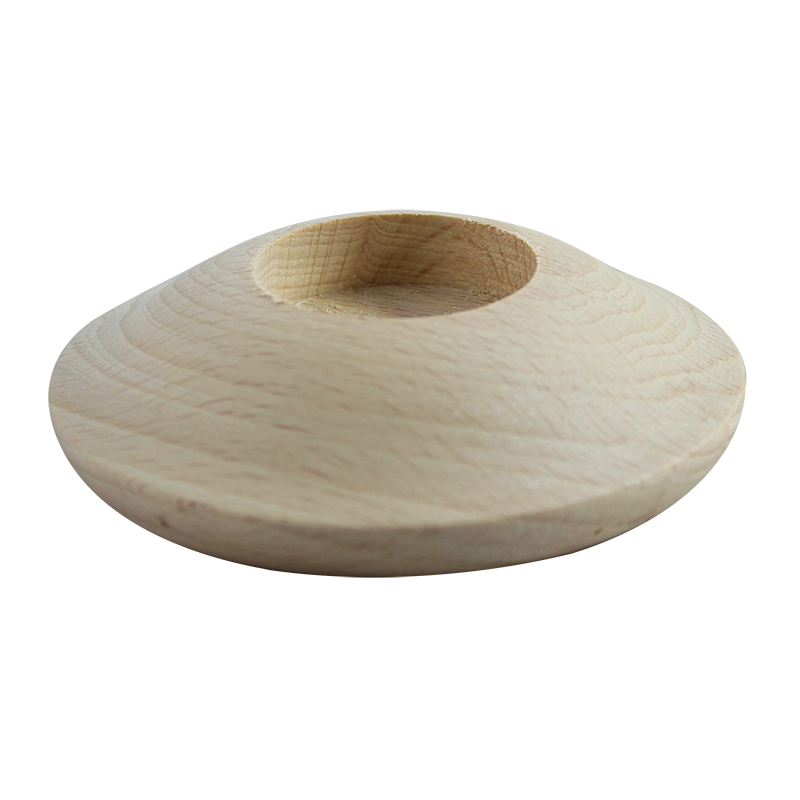Leseni podstavek za svečko Pentart - disk 3, 10x3 cm