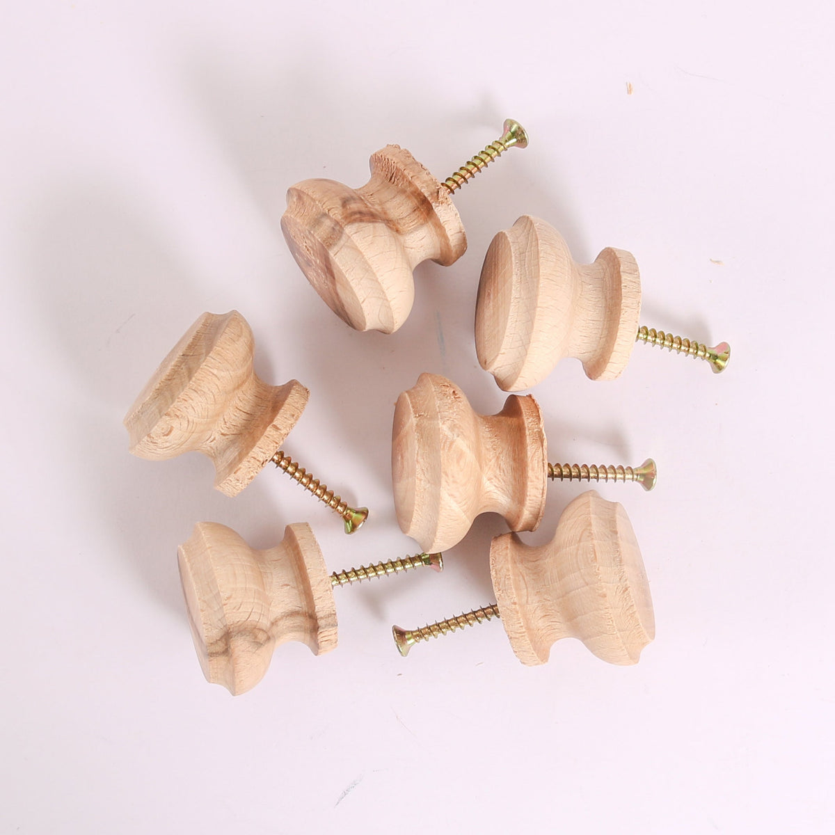 Leseni ročaj, izbočeno-raven kos/pak – premer 40, - 6