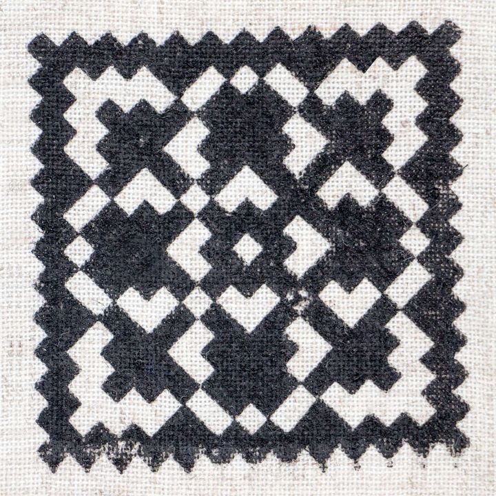 Leseni žig ROSA TALENT št. 1 Geometrija 7,5x7,5 cm – pogled 2