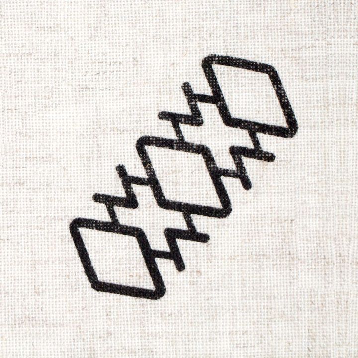 Leseni žig ROSA TALENT št. 10 Geometrija 7x3 cm – pogled 2