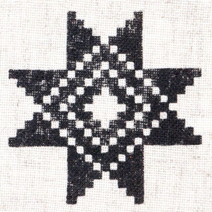 Leseni žig ROSA TALENT št. 4 Geometrija 6,5x6,5 cm – pogled 2