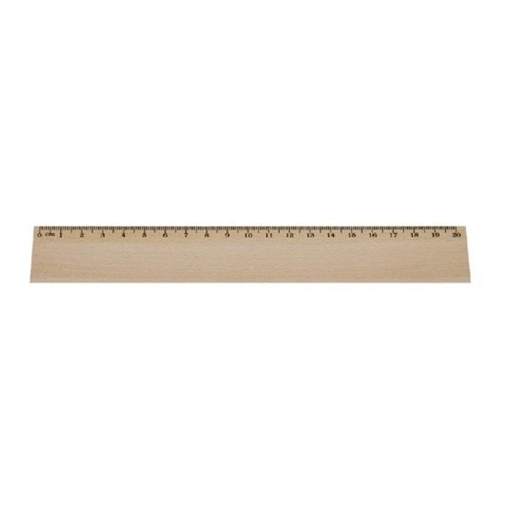 Leseno ravnilo 20 cm