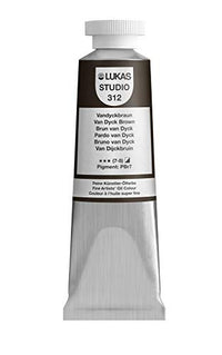 Oljna barva DALER ROWNEY Lukas Studio 37 ml – Van Dyck Brown
