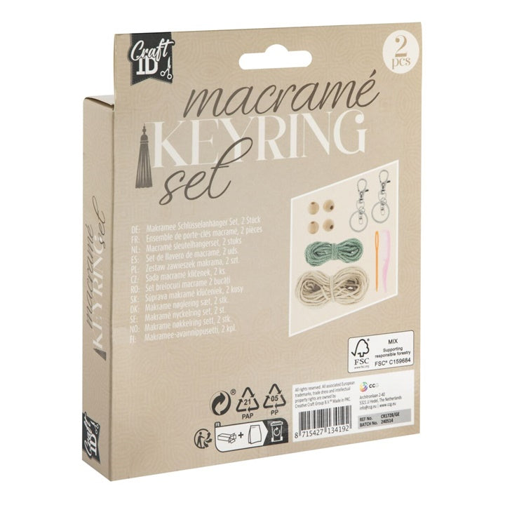 Macramé Keychain Craft Kit – pogled 2