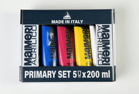 Maimeri Acrilico set akrilnih barv Primary 200 ml