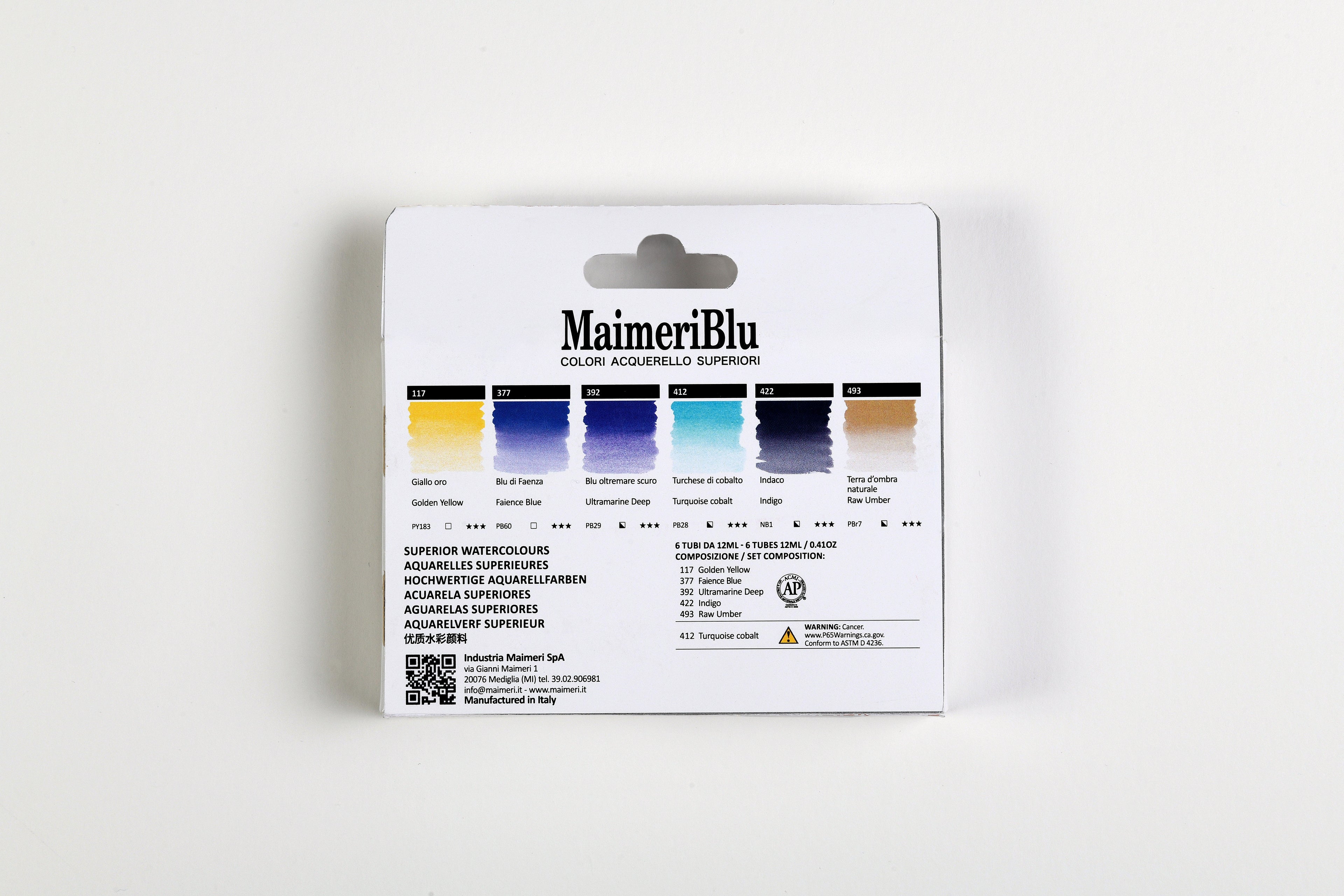 Set akvarelnih barv MAIMERI Maimeri Blu