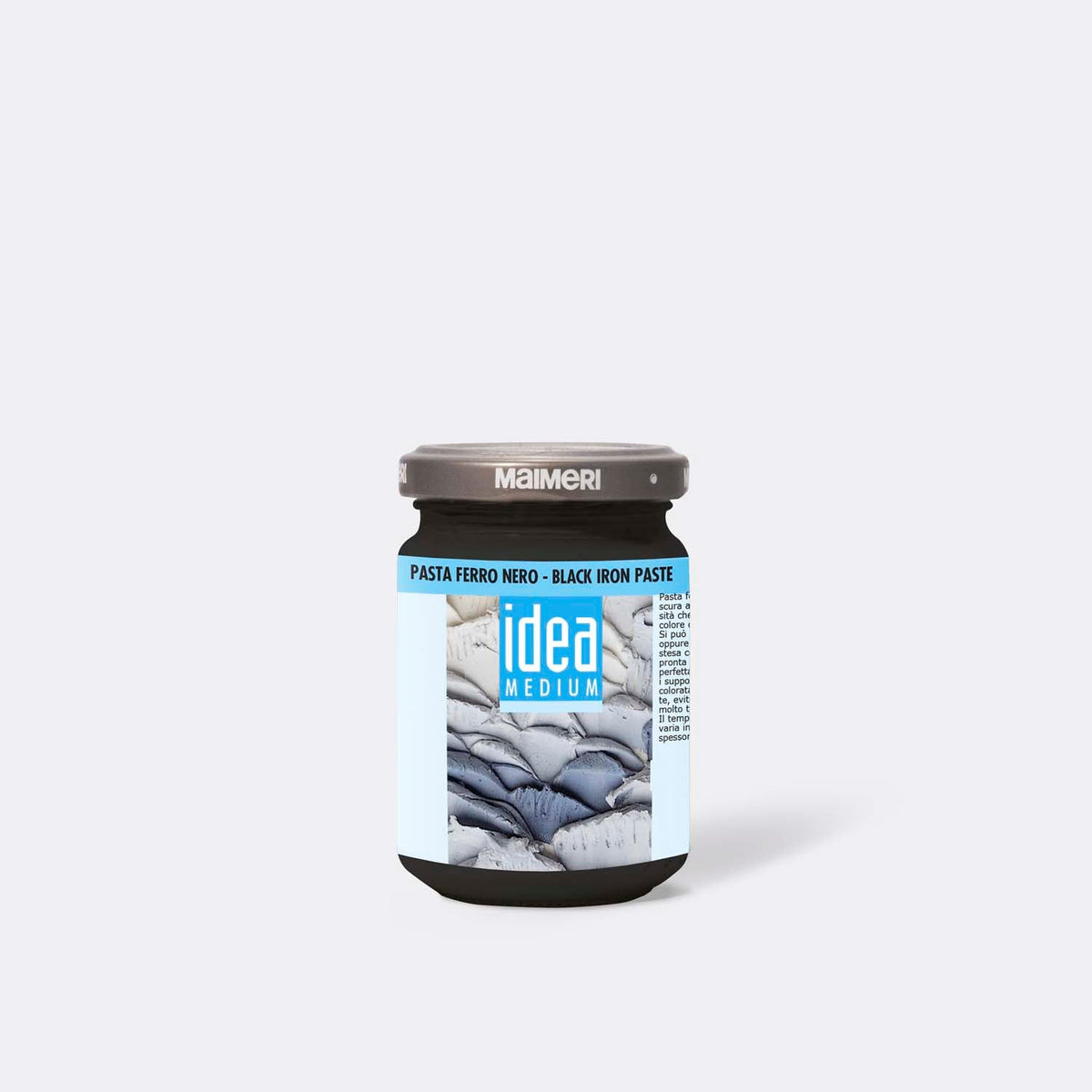 Maimeri akrilna črna pasta Black Iron Paste 125 ml