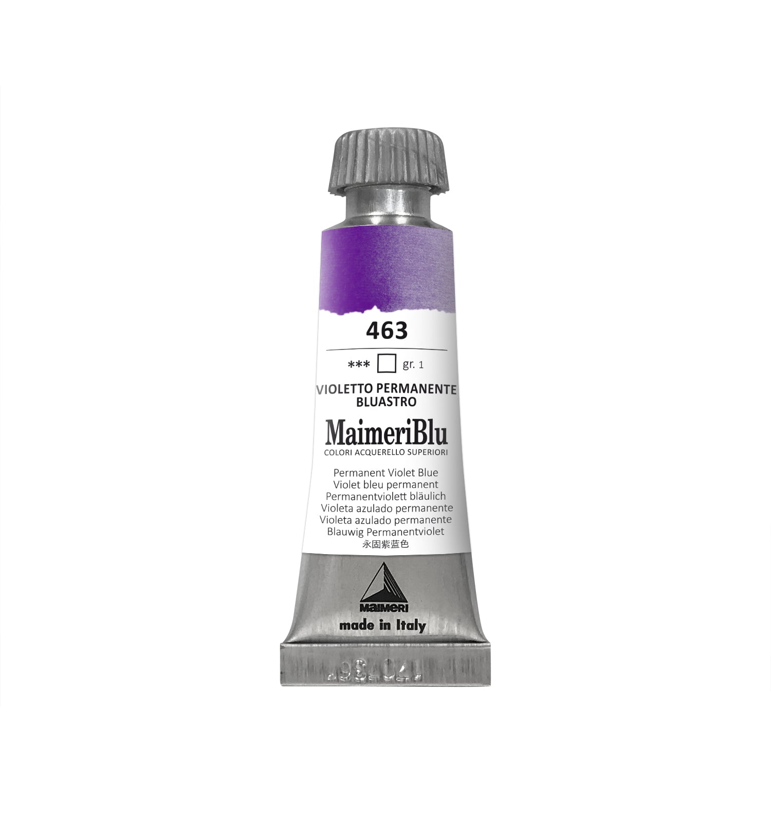 Profesionalna akvarelna barva MAIMERI Maimeri Blu 12 ml – Permanentno vijolično modra