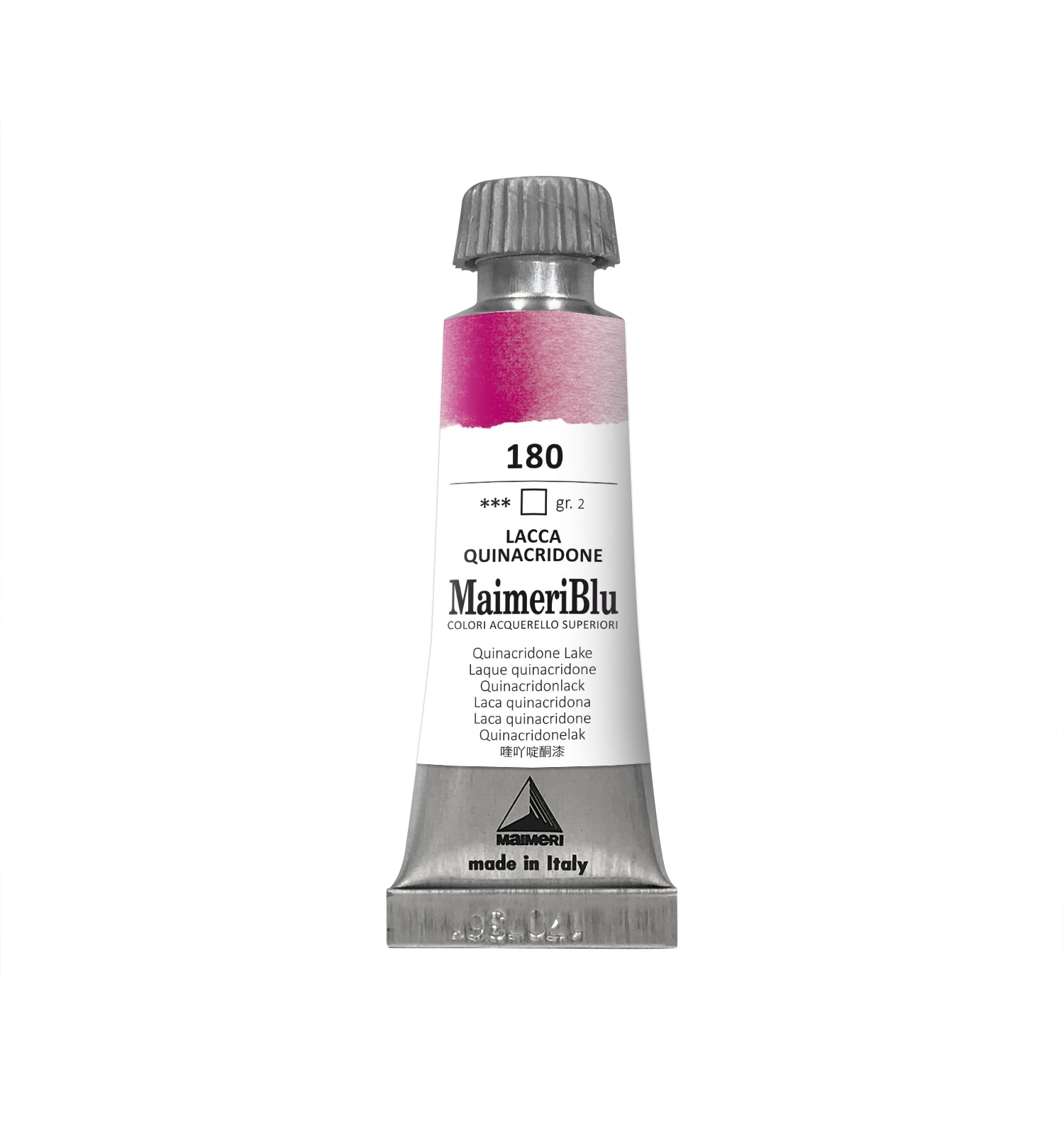 Profesionalna akvarelna barva MAIMERI Maimeri Blu 12 ml – Kvinakridonski lak