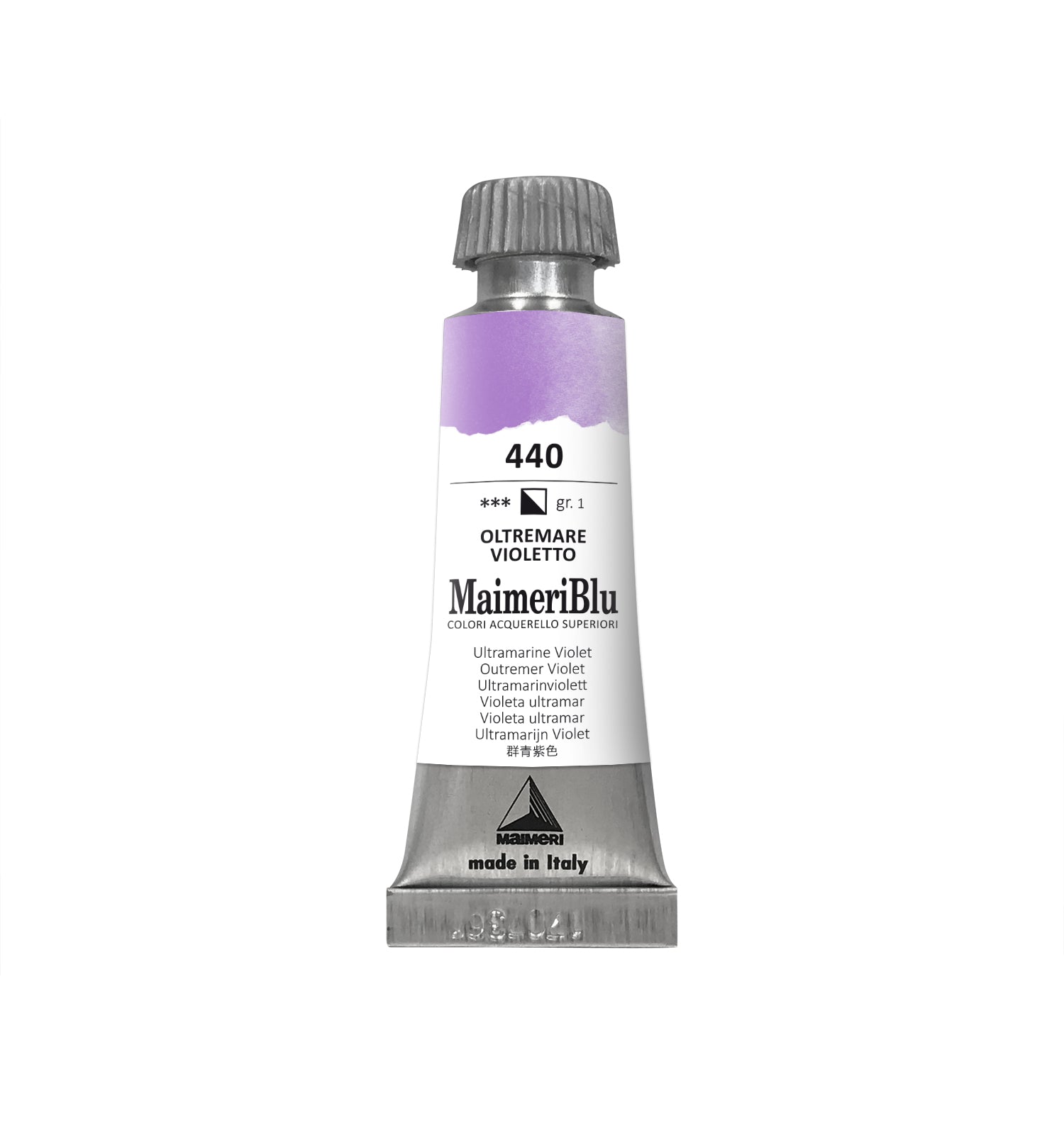 Profesionalna akvarelna barva MAIMERI Maimeri Blu 12 ml – Ultramarin vijolična