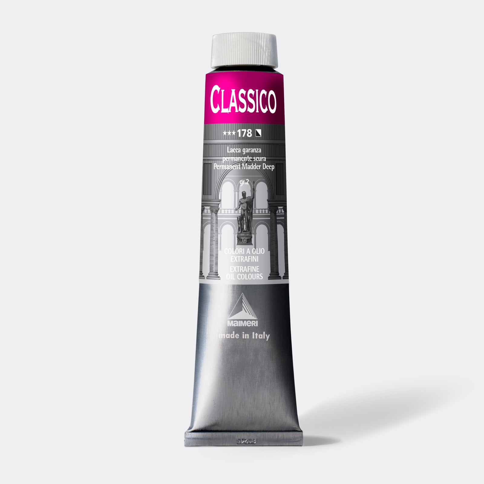 Fina oljna barva Maimeri Classico 200 ml – Permanentni krap temen