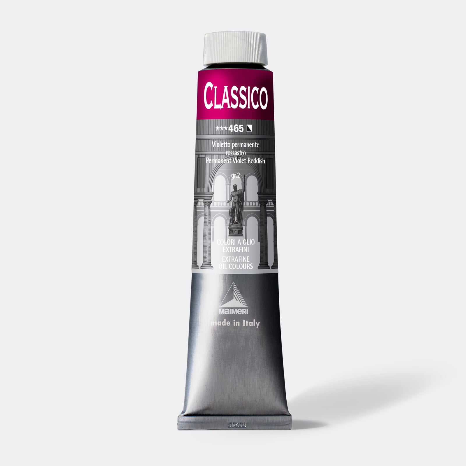 Fina oljna barva Maimeri Classico 200 ml – Permanentno vijolična rdečkasta