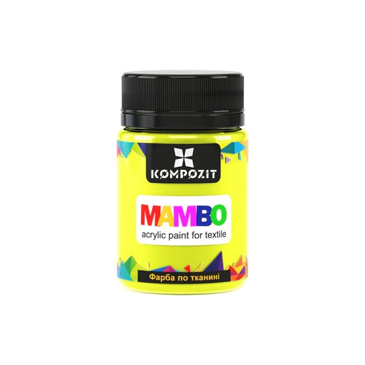 MAMBO Fluorescentna barva za tekstil in usnje 50 ml | Različni odtenki – pogled 4