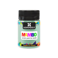 MAMBO Pastelna akrilna barva za tekstil in usnje 50ml