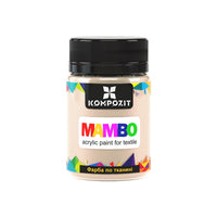 MAMBO Pastelna akrilna barva za tekstil in usnje 50ml