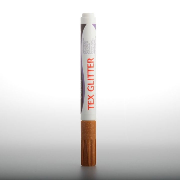 Markeri za tekstil DARWI TEX glitter 6ml | izberite barvo – pogled 2