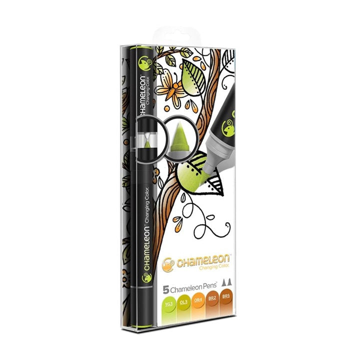 Markerji Chameleon - Earth Tones / set 5 kos.