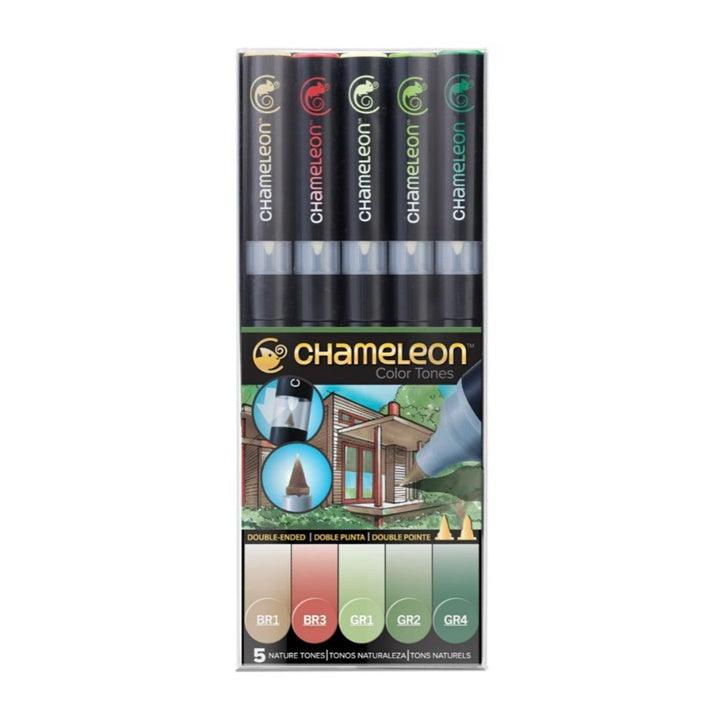 Markerji Chameleon - Nature Tones / set 5 kos.