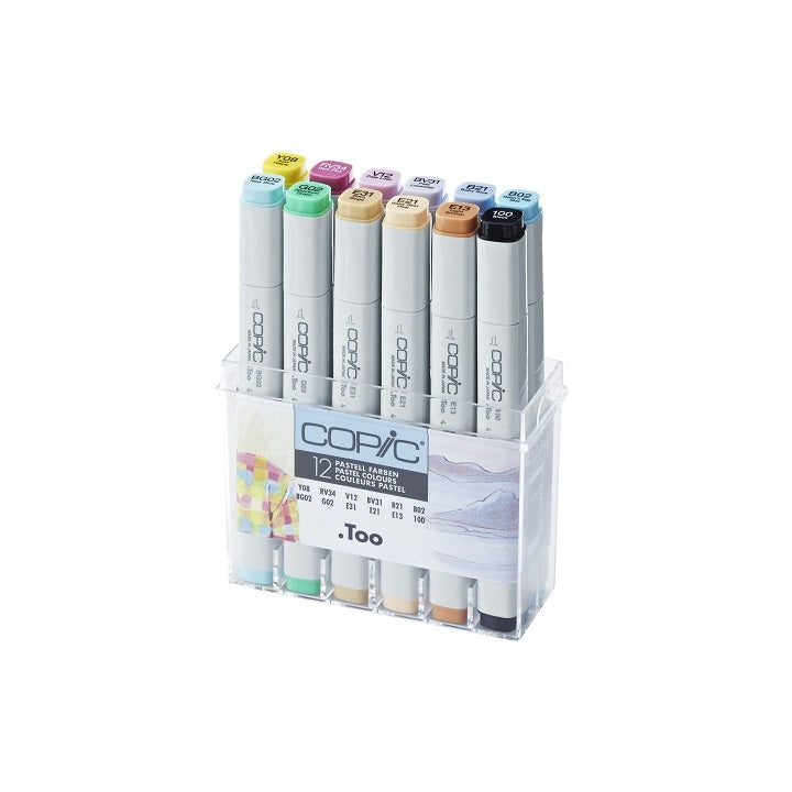 Markerji COPIC Classic Pastel Colours - set 12 kom