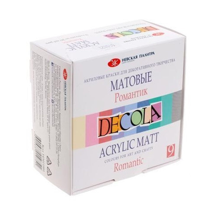 Mat akrilne barve Decola v setu 9x20 ml | različni kompleti