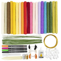 Maxi Creative Set | Cvetovi iz krep papirja – pogled 2
