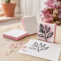 Mehak gumijasti blok za izdelavo štampiljk 5 x 5 cm
