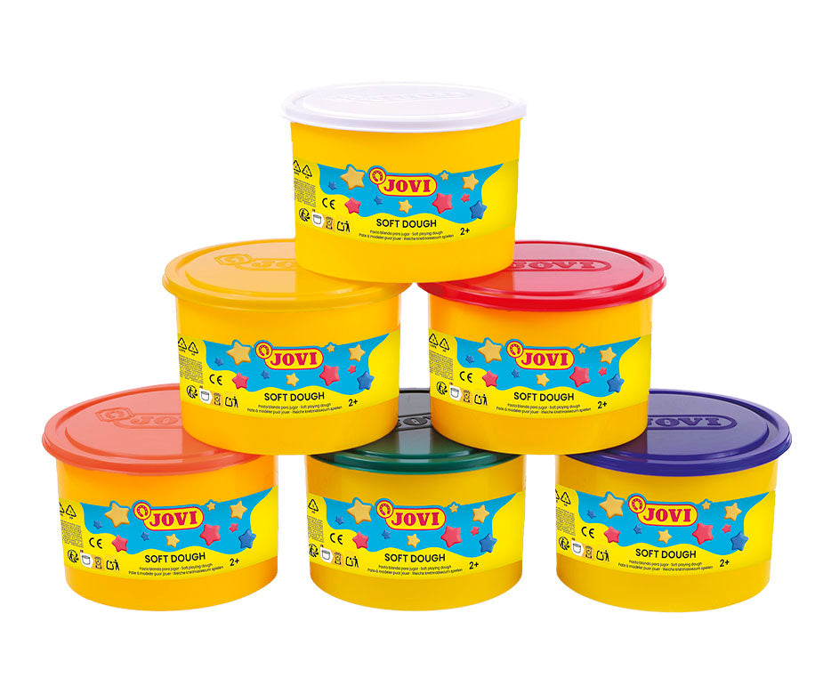 Mehka masa za modeliranje JOVI Soft Dough 6 x 460 g