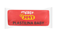 Mehki naravni plastelin JOVI My First 38 g - rdeč