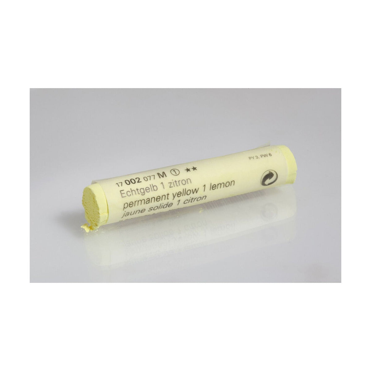 Mehki suhi pastel Schmincke FINEST EXTRA-SOFT – Serija 1 – 002 M permanent yellow 1 lemon