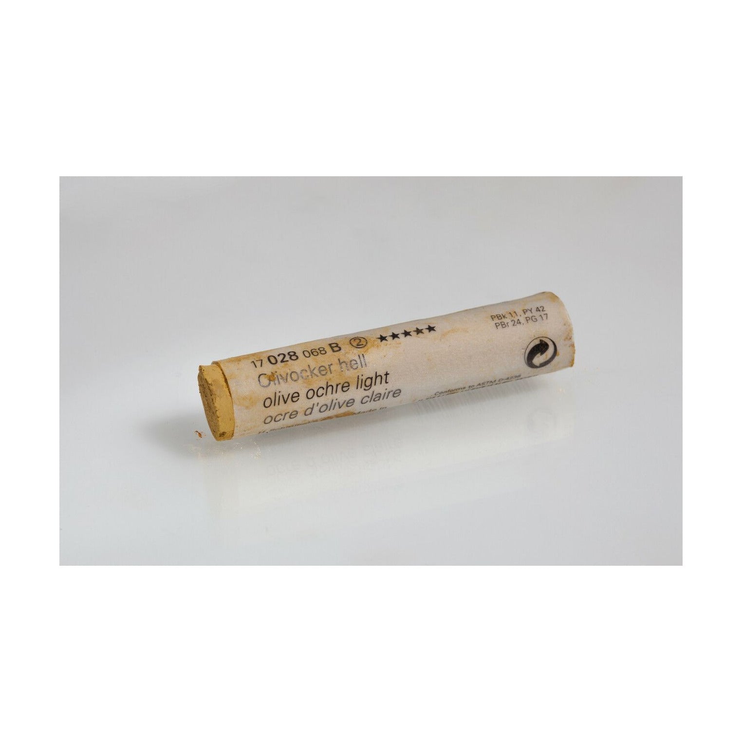 Mehki suhi pastel Schmincke FINEST EXTRA-SOFT – Serija 1 – 028 B olive ochre light