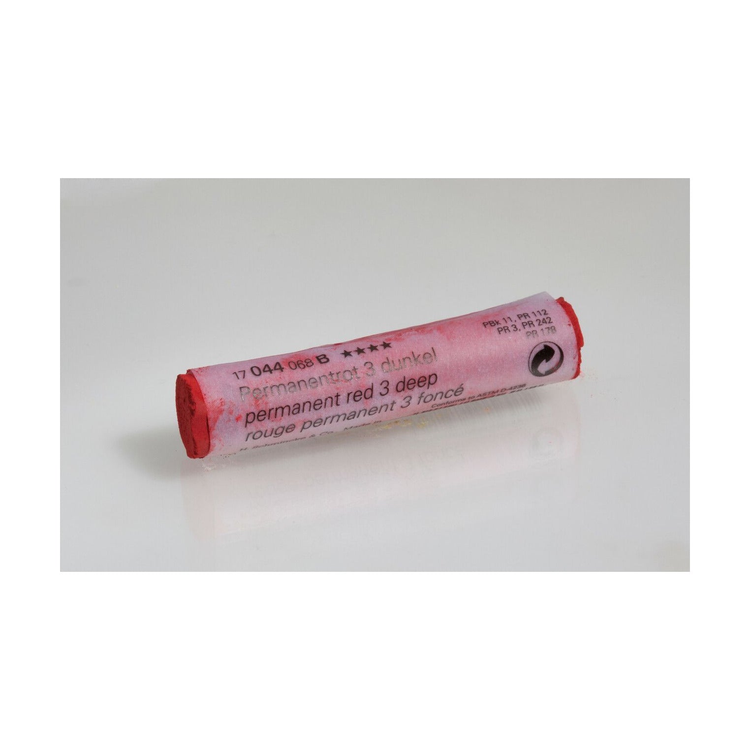 Mehki suhi pastel Schmincke FINEST EXTRA-SOFT – Serija 1 – 044 B permanent red 3 deep