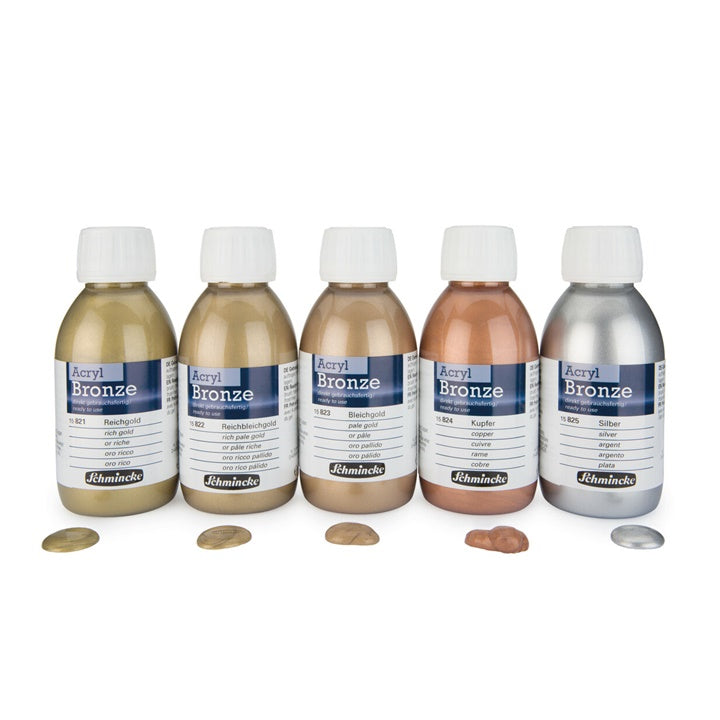 Metalik bronza Acryl-Bronze Schmincke 150 ml | različne barve — slika 2