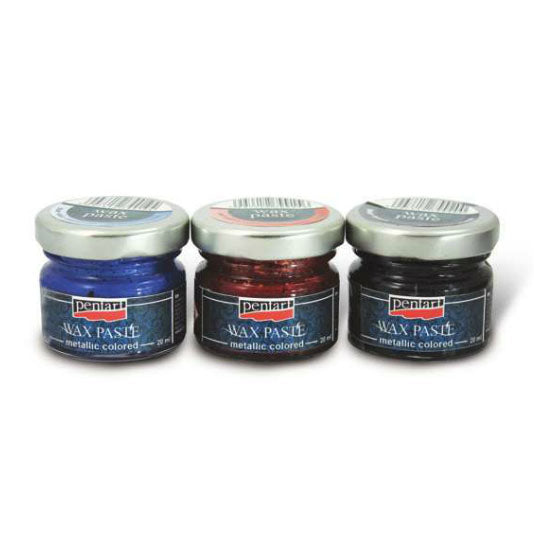 Metalik voščena pasta barvna 20 ml | zberite barvo