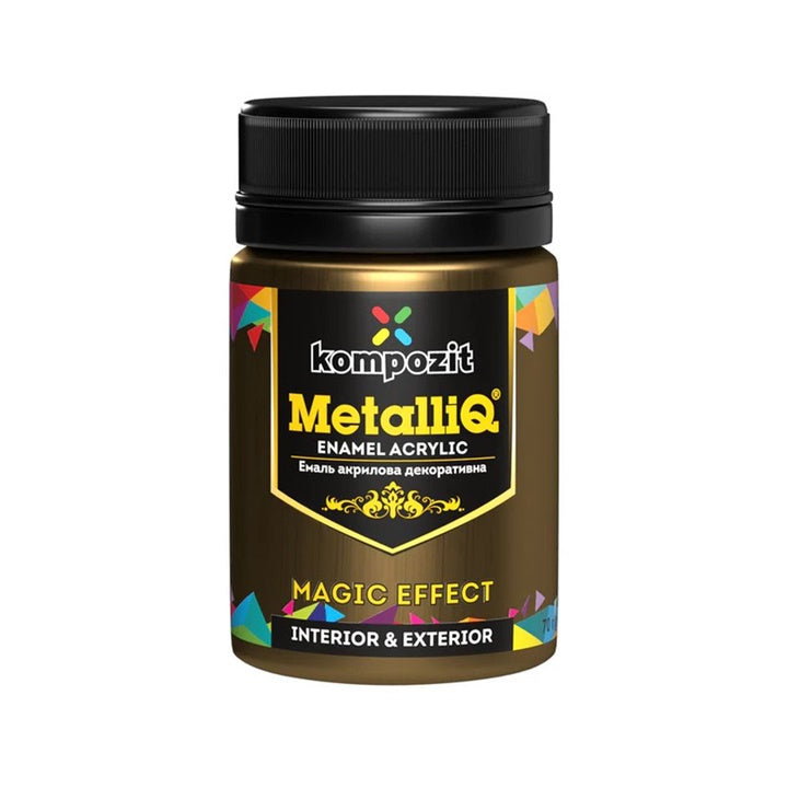 MetalliQ Kompozit Akrilna barva s kovinskim učinkom 70g | Različni odtenki