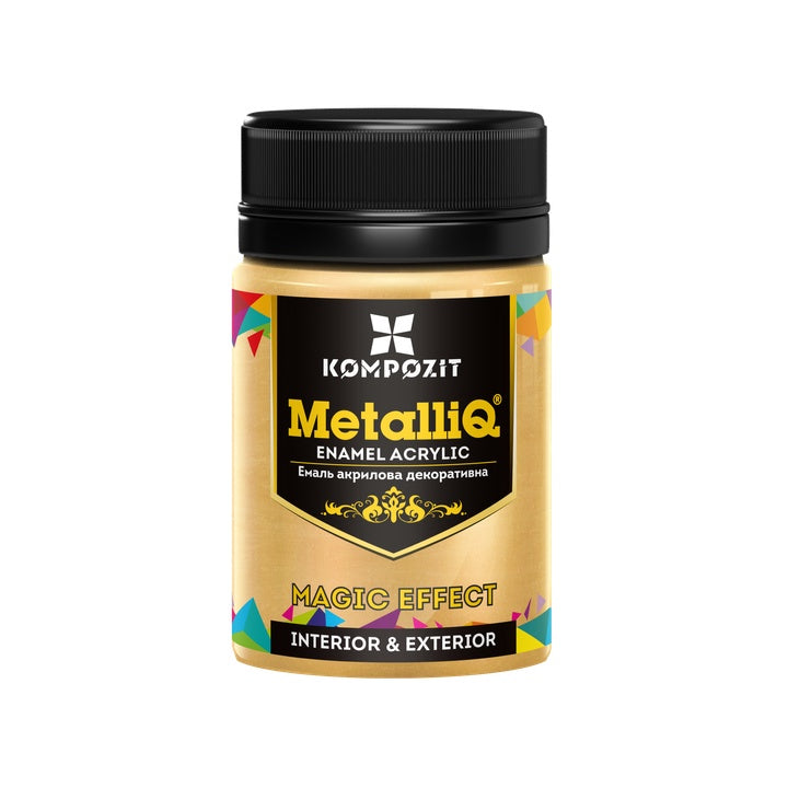 MetalliQ Kompozit Akrilna barva s kovinskim učinkom 70g | Različni odtenki – pogled 3