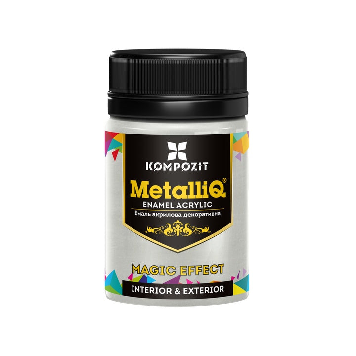 MetalliQ Kompozit Akrilna barva s kovinskim učinkom 70g | Različni odtenki – pogled 4