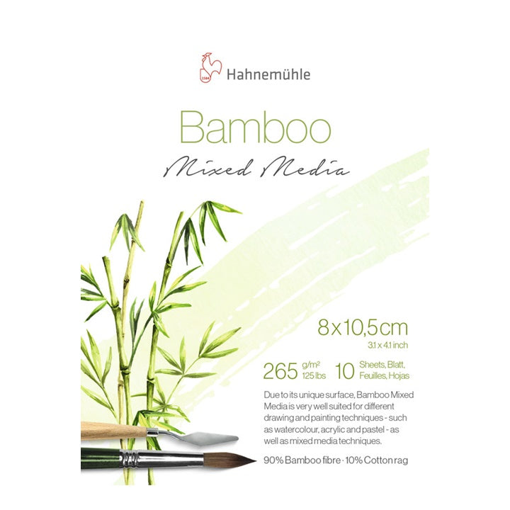 MINI BAMBOO blok HAHNEMÜHLE Mešani mediji 10,5x8 cm
