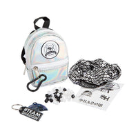 Mini nahrbtnik z dodatki RAINBOW HIGH silver – pogled 3