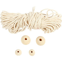 Mini ustvarjalni komplet Macrame snežinke — slika 4
